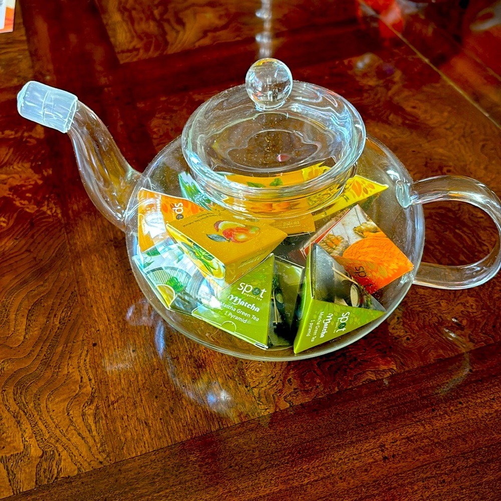 Spot Organic Teas Glass Teapot